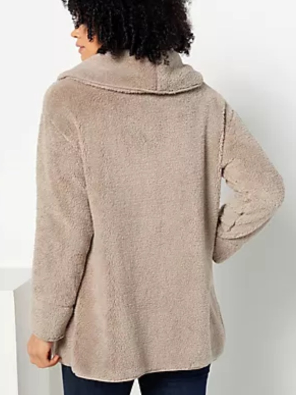 Koolaburra By UGG Women XL Portobello Sherpa Fleece Shawl Collar Cardigan NWOT - Picture 2 of 11